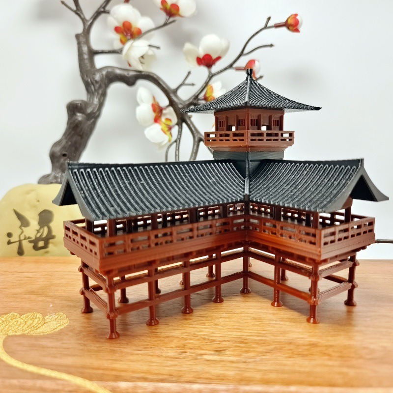 Bonsai Garden In Japan - 3D печать дзен-сад, аквариум, бонсай, китайская